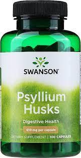 Psyllium Husks 610 mg Swanson, 100 капсул