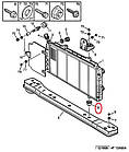Нижня подушка радіатора на Fiat Ducato 244, Peugeot Boxer, Citroen Jumper (2002-2006), 1302402080, 131612, фото 9