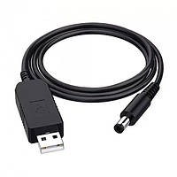 Кабель переходник usb to 5.5x2.1mm 12В 1А