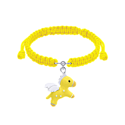 UmaUmi Браслет плетений Пегас жовтий