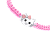 UmaUmi Браслет плетений Кіті-котик рожевий, фото 2