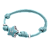 UmaUmi Браслет на шнурку Риби з бірюзовою емаллю, фото 3