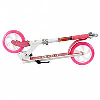Двоколісний самокат Складаний Scooter 460 Pink, фото 4