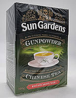 Чай зелёный листовой Sun Gardens Gunpowder 100г