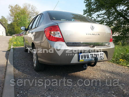 Польський фаркоп на Renault Thalia Clio Symbol седан 1999-2013 без підрізання бампера, фото 1