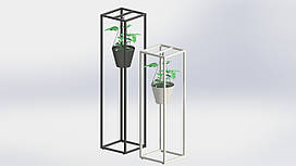 Кашпо/Горщики Вазони Садові/Вазон садовий металевий для квітів/кашпо для квітів/квітковий горщик/Кашпо