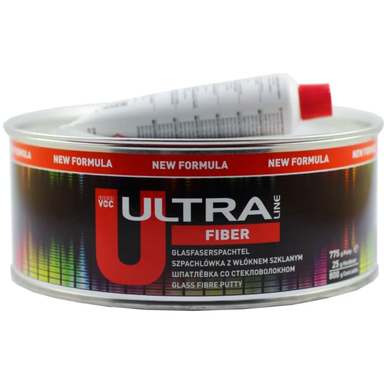Шпаклівка для авто Novol Ultra Fiber з волокном 0,8кг