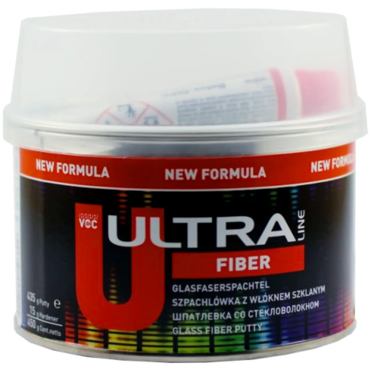 Шпаклівка для авто Novol Ultra Fiber з волокном 0,45 кг, фото 1