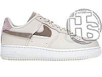 Женские кроссовки Nike Air Force 1 LXX Light Orewood Brown Beige Pink DC1425-100