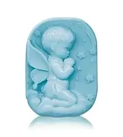 Глицериновое мыло "Детская нежность - ласка" голубой цвет БРК 100 гр