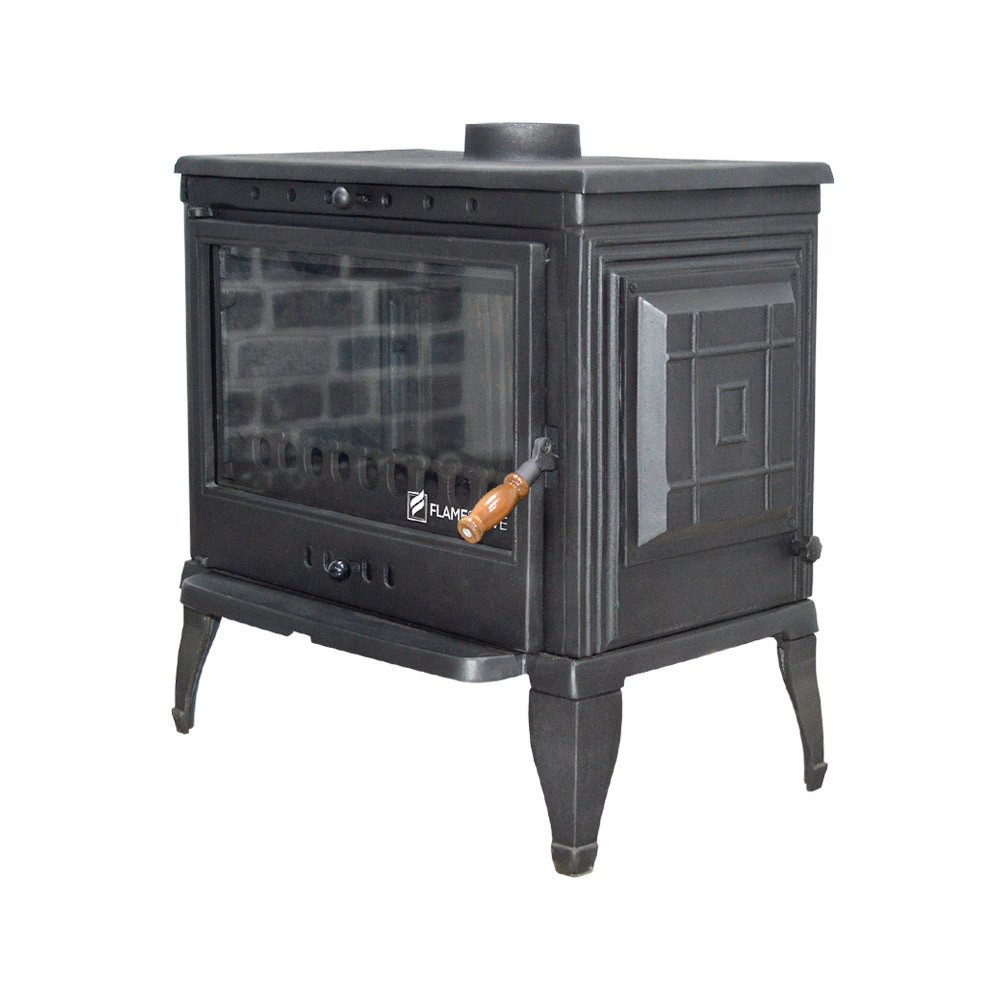 Опалювальні чавунні печі буржуйки для дачі Flame Stove Піч для заміського будинку Retro Classic