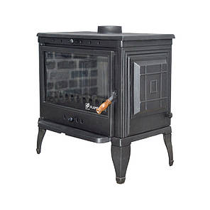 Опалювальні чавунні печі буржуйки для дачі Flame Stove Піч для заміського будинку Retro Classic, фото 1