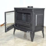 Опалювальні чавунні печі буржуйки для дачі Flame Stove Піч для заміського будинку Retro Classic, фото 4