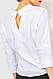 Блуза класична, колір білий, 230R100-1, фото 4