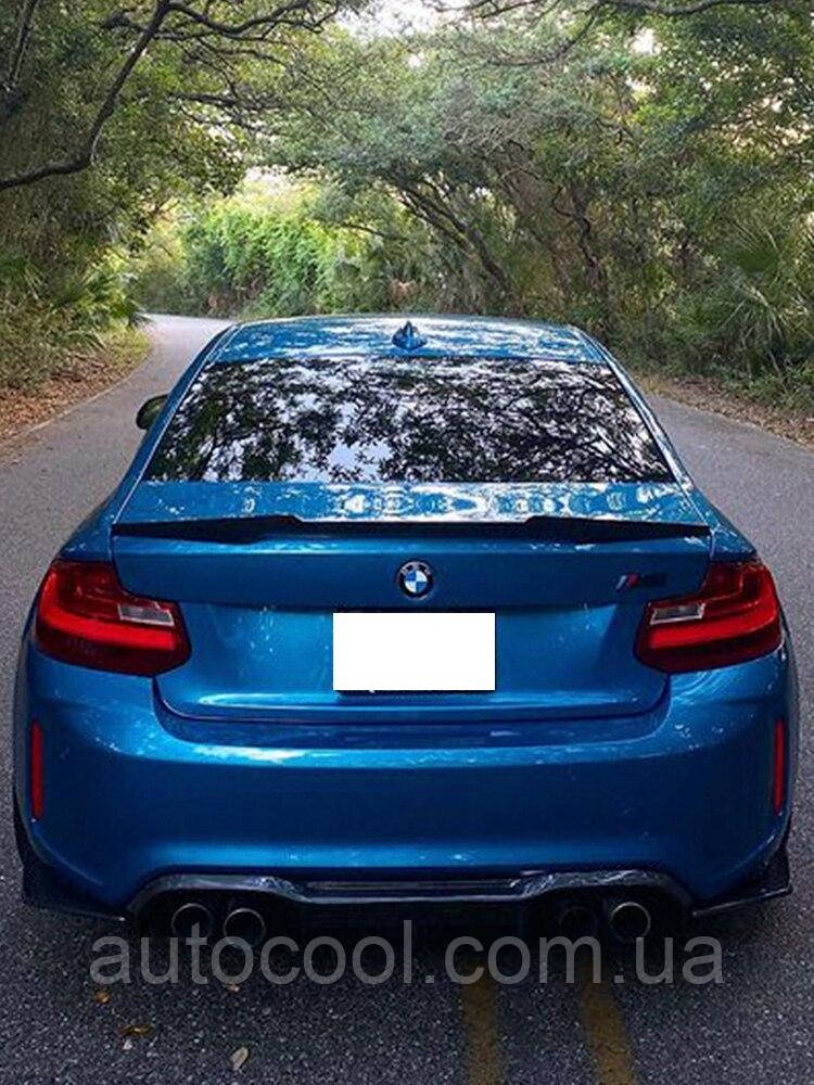 Спойлер кришки багажника (лип спойлер, сабля) для BMW F22 F87 2014-2021 р. в. стиль М4