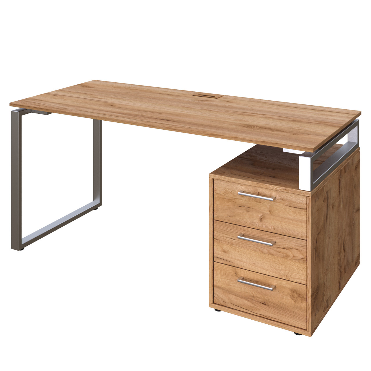 Офісний стіл LOFT 33 L160 дуб крафт золотий