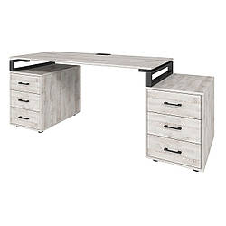 Офісний стіл LOFT 33 LL160b сосна лофт біла