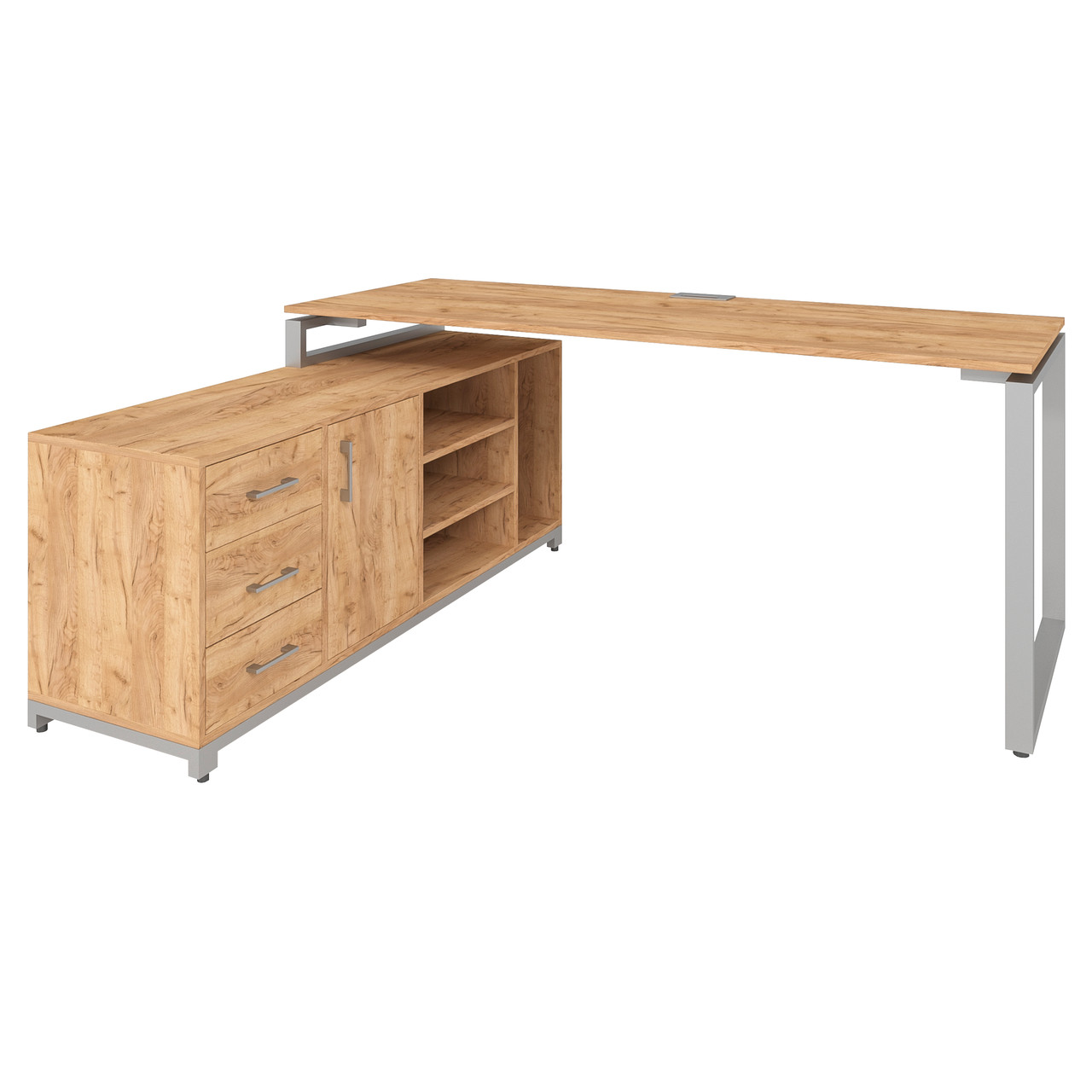 Офісний стіл керівника LOFT 33 F180 дуб крафт золотий