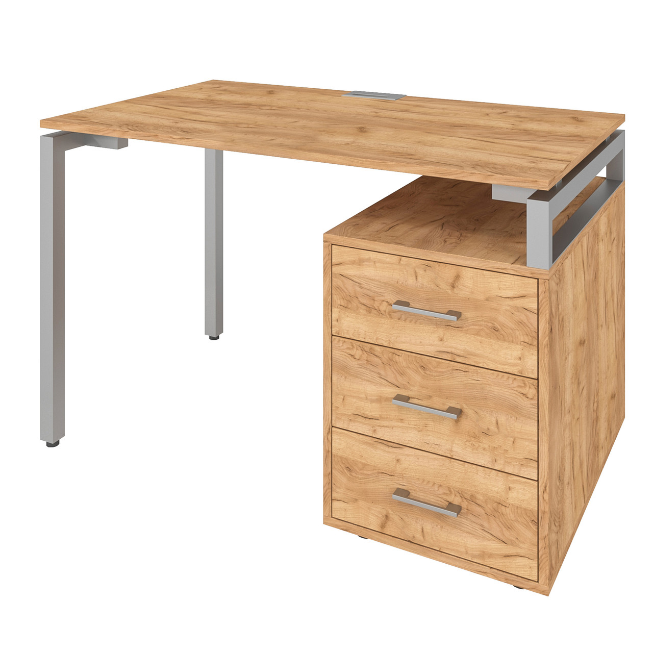 Офісний стіл LOFT 33 LP120 дуб крафт золотий