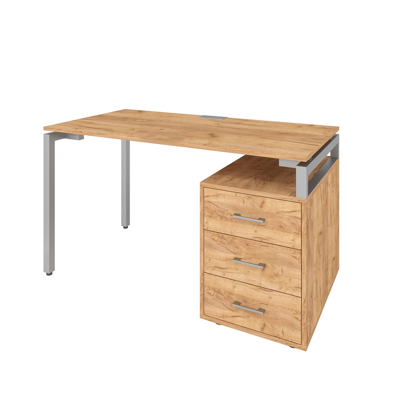 Офісний стіл LOFT 33 LP135 дуб крафт золотий
