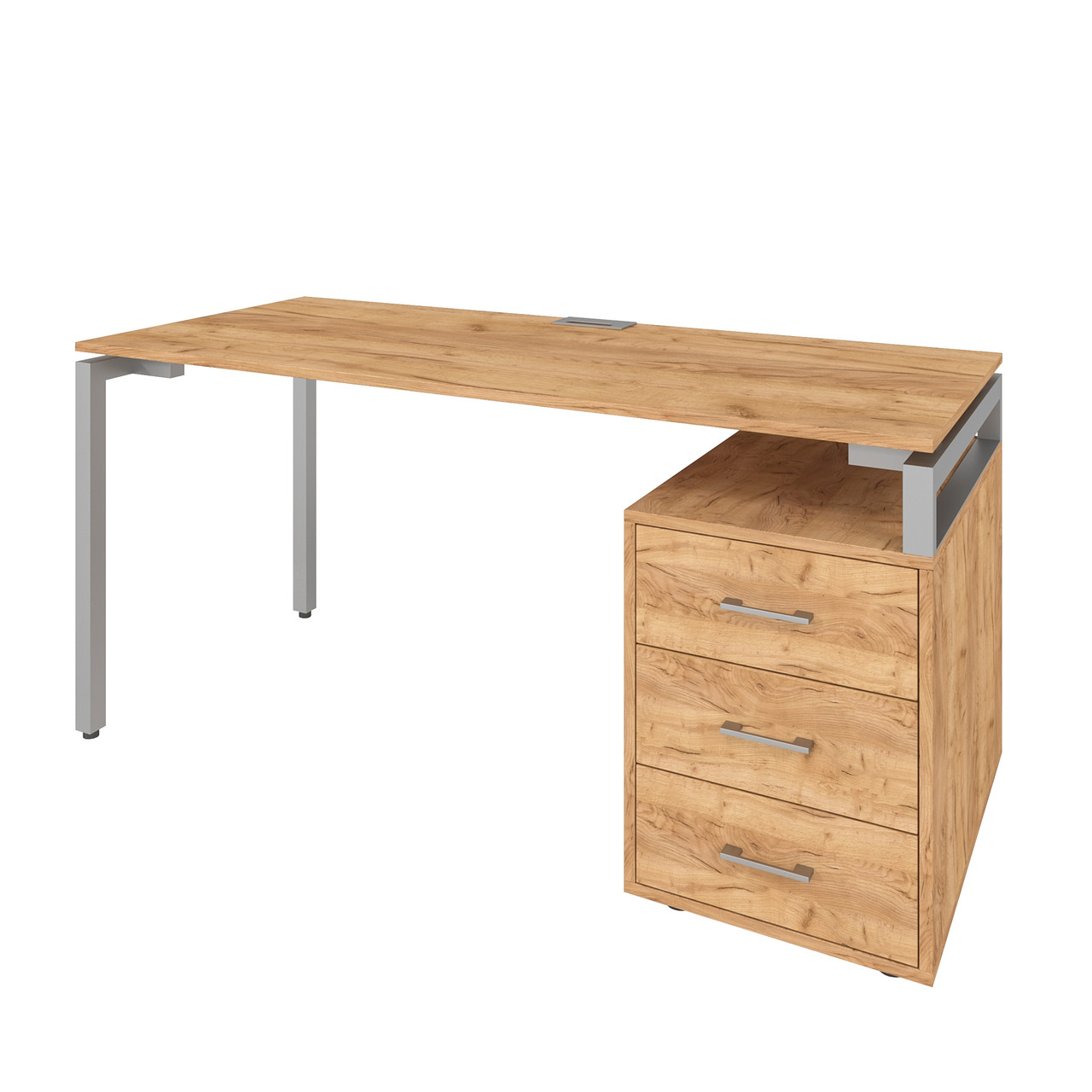 Офісний стіл LOFT 33 LP160 дуб крафт золотий