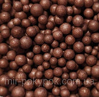 Коричневые пенопластовые шарики 2-4 мм
