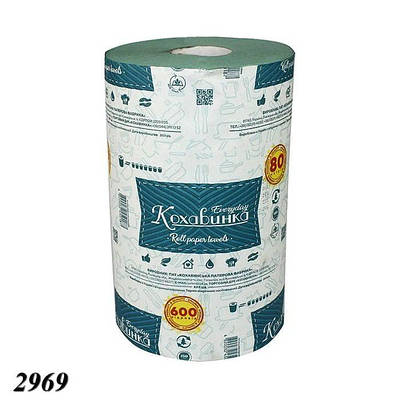 Паперовий рушник Кохавинка d 135 мм 80 м (6шт)