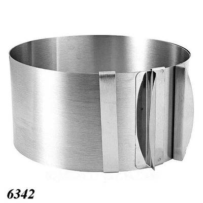 Форма нержавійка розсувна кільце d 16х30 h 8 см