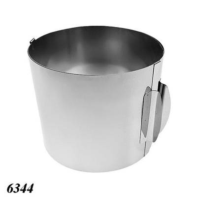 Форма нержавійка розсувна кільце d 16х30 h 16 см