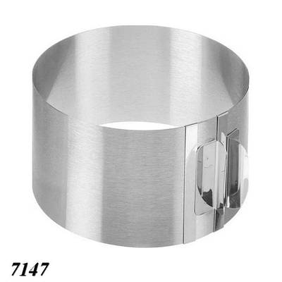 Форма нержавійка розсувна кільце d 16х30 h 10 см