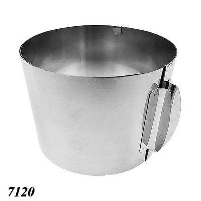 Форма нержавійка розсувна кільце d 16х30 h 12 см