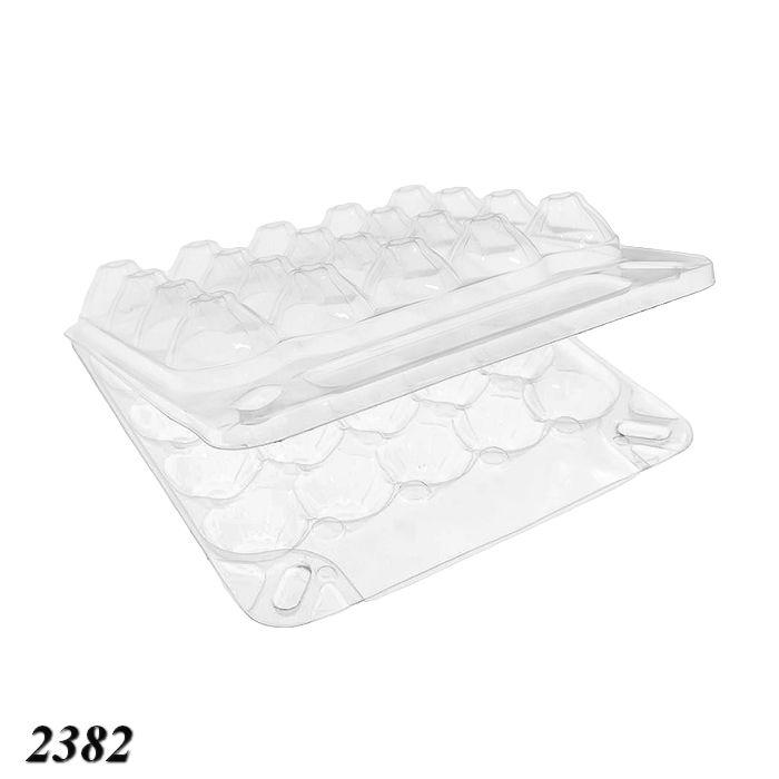 Одноразовий контейнер для перепелиних яєць 28J (50шт), фото 1