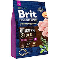 Brit (Брит) Premium Dog Adult S для собак малых пород c курицей 8 кг