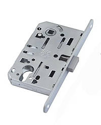 Замок магнітний для міжкімнатних дверей AGB Mediana Polaris PZ B06103.50.34 під циліндр матовий хром