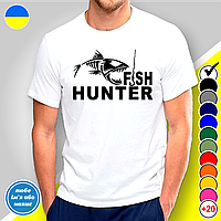 Футболка з принтом для рибалок "Fish Hunter"