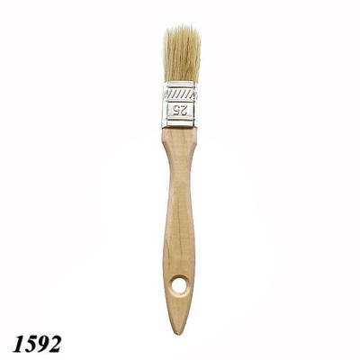 Щітка натуральна фарбувальна 2.5 см (4шт)