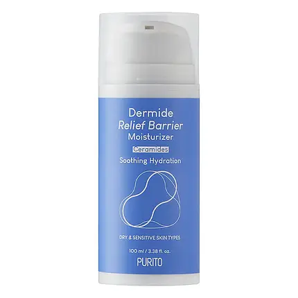 Відновлювальний крем з церамідами PURITO Dermide Relief Barrier Moisturizer 100 ml, фото 1