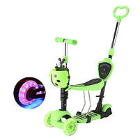 Самокат Scooter "Сонечко" 5in1 Green, фото 4