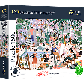 Пазли - (1500 елм.) - Безмежна колекція: "Ботанічний сад" / Trefl