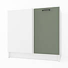 Кутова тумба на кухню без стільниці Підлогова кухонна тумбочка з МДФ фасадом 880 мм Кухонні модулі, фото 4