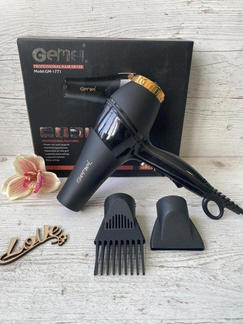 Фен для волосся Gemei GM -1771 2100W, фото 1