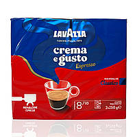 Кофе молотый LAVAZZA для эспрессо машин crema e gusto classico espresso 250г