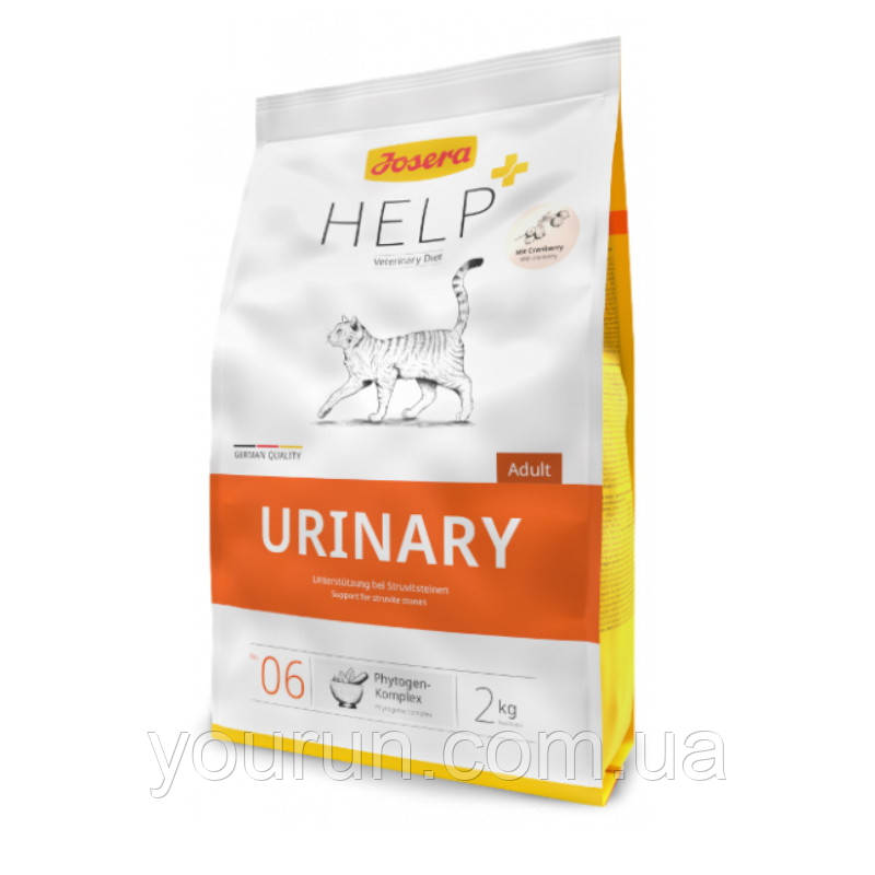 Josera Help+Veterinary Diet UrinaryCat-Лікувальний корм для дорослих кішок для розчинення струвітних каменів 2 кг