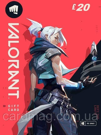 VALORANT для ПК (Поповнення гаманця на 20 GBP) регіон Великобританія