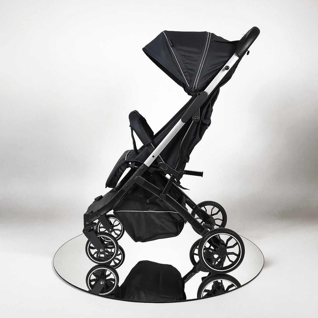 Прогулочная коляска Luxmom V3 Черная - фото 3 - id-p1801803866