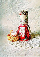 Куколка пасхальная с корзинкой и пасхой