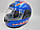 Мото шолом закритий (інтеграл) для скутера та мотоцикла з відстібним коміром XL-XXL (60-62 см), фото 3