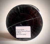 Нитка круглая 1000м толщина 0,8 мм цв.черный