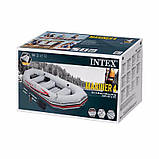 Чотиримісний надувний човен Intex 68376 Mariner 4 Set (328 х 145 см) з веслами та насосом, фото 10