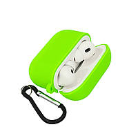 Чохол на AirPods Pro silicon case з мікрофіброю Neon Green